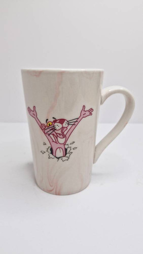 Long pink mug