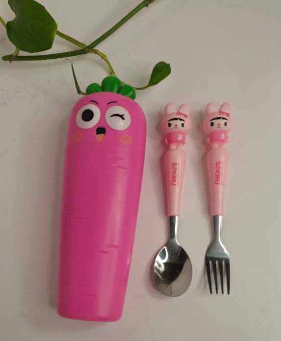 Fancy carrot spoon and fork 3