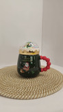 Christmas mug with pearls 1