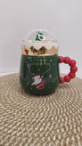 Christmas mug with pearls 2